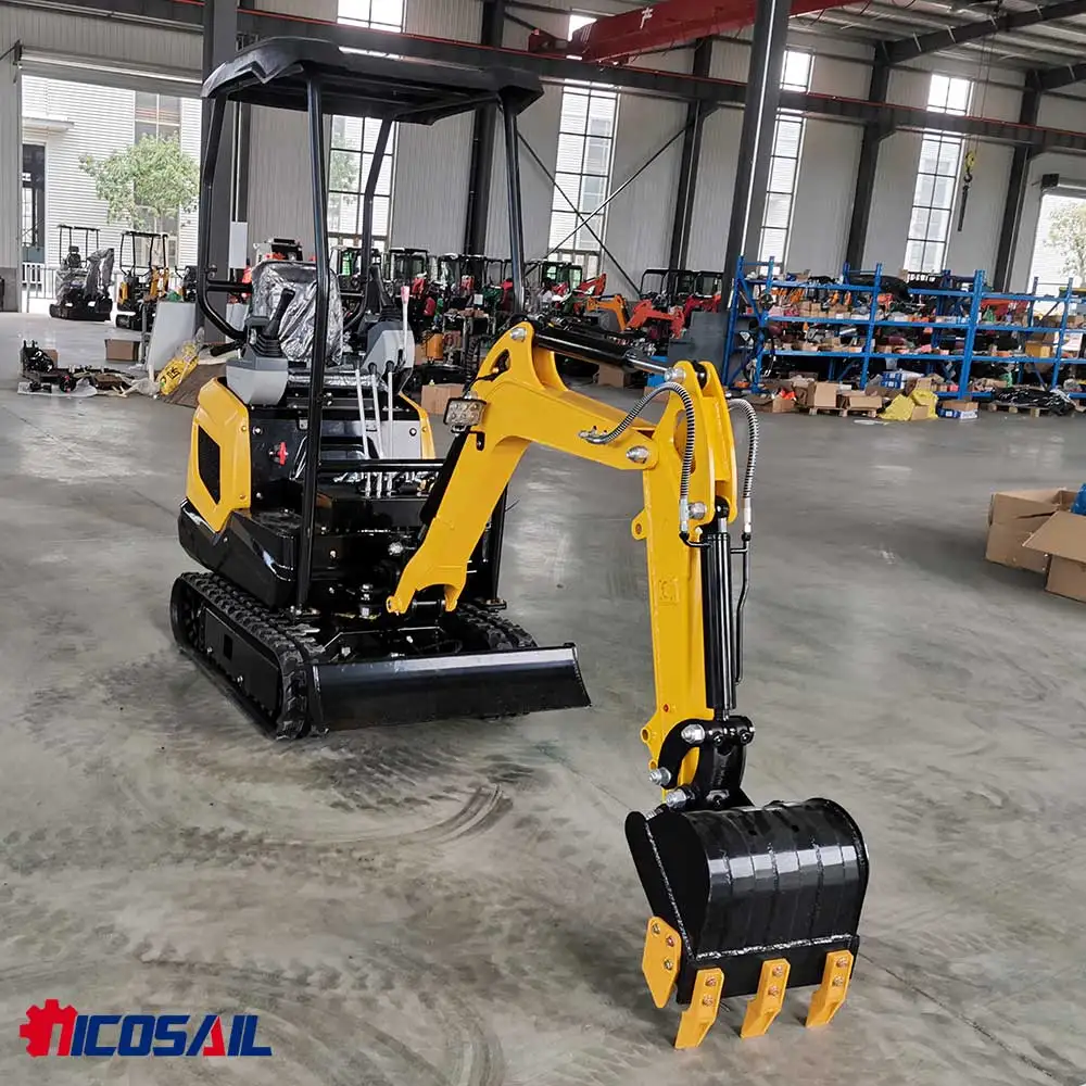 Mini Crawler Excavator High Performance EUR5 EPA Compliant for Construction Animal Husbandry - China Manufacturer