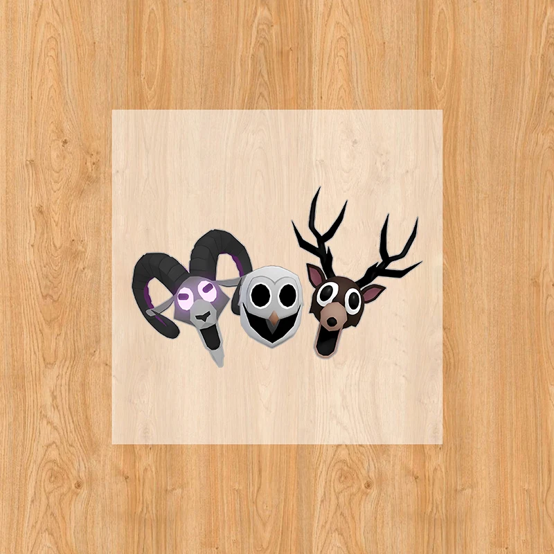 99 ليلة في الغابة ملصقات ختم ساخن ملصقات كرتونية أنيمي ملابس حرارية ملصقات ديكور ذاتية الصنع هدايا عيد الميلاد #2