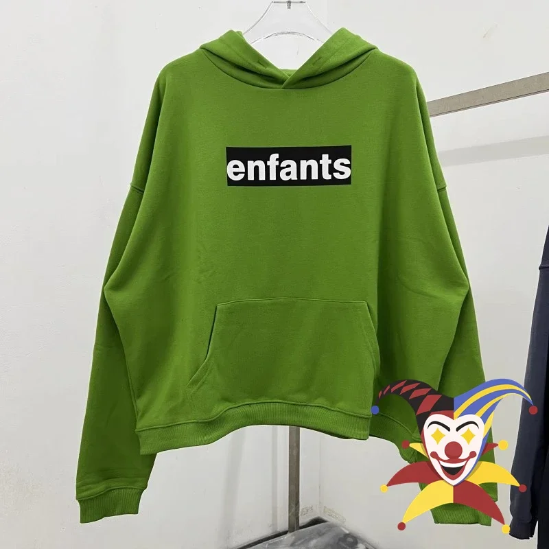 

Green Enfants Riches Deprimes Hoodie Hooded Men Women Hip-Hop Graphics Graffiti Loose ERD Pullovers With Tags