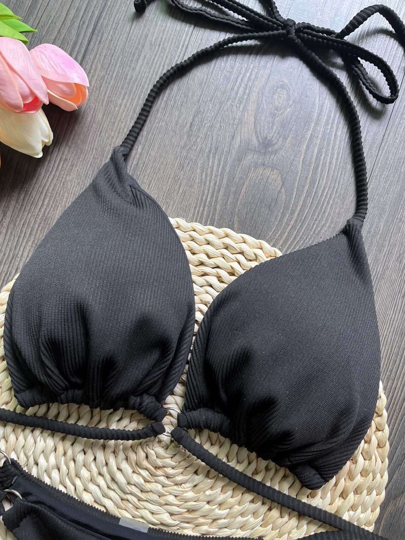 RUOTONSEPT ضمادة ملابس السباحة المرأة مثير بيكيني مضلع ملابس السباحة مثلث مجموعة البكيني قطعتين دعوى بحر مايكرو ثونغ Biquini ﻿