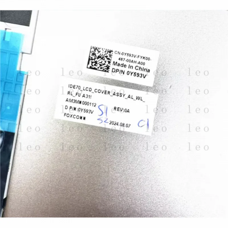 XX  0Y593V New For Dell Precision 7770 7780 M7770 M7780 Lcd Rear Back Cover Top Case