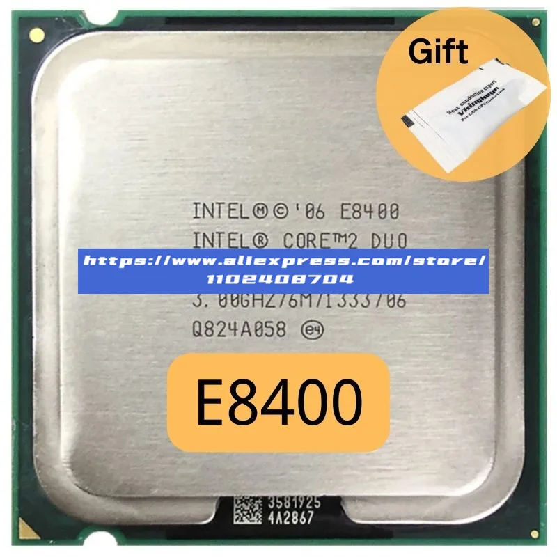 Intel Core 2 Duo E8400 CPU Processor (3.0Ghz/ 6M /1333GHz) Socket 775