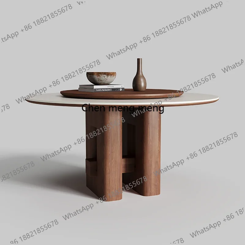 Kitchen Round Dining Table Outdoor Restaurant Designer Console Center Dining Table Picnic Terrace Muebles Commercial Furniture