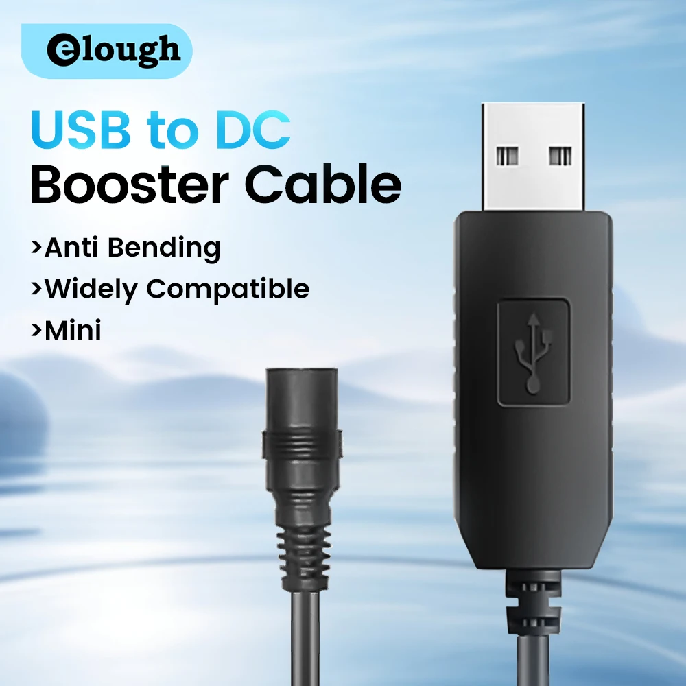 Mini USB to DC Booster Cable Wifi Router Audio Speaker Car Adapter Cable Laptop Power Bank Elbow USB Power Boost Line 5V/9V/12V