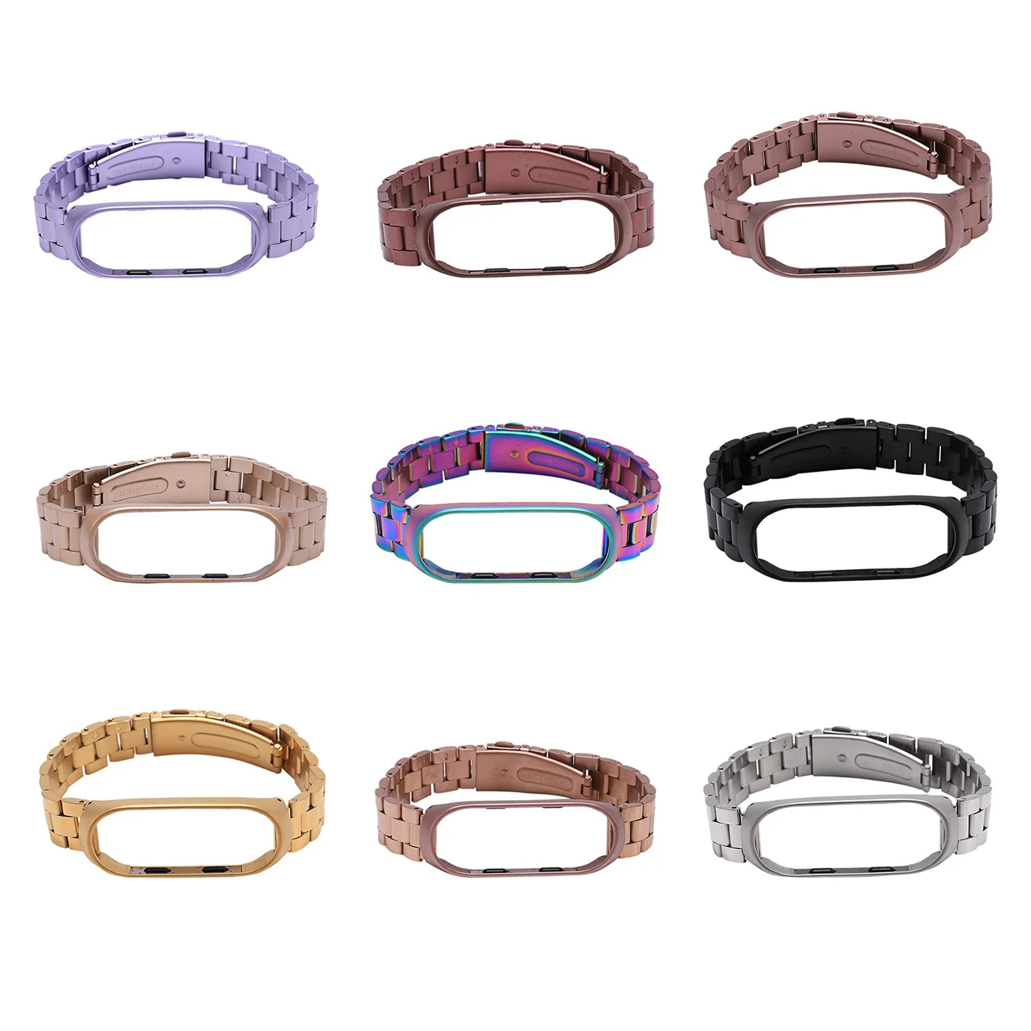 

Ремешок для часов металлический ультратонкий удобный ремешок для Millet Mi Band3/4 роскошный браслет из нержавеющей стали металлический Ультратонкий Новый ремешок