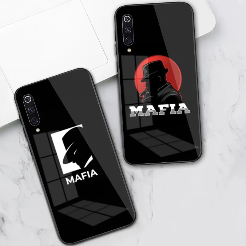 Italy Mafia Smart Phone Case for Xiaomi 13 12 11T 10 9 Lite Redmi Note 11 10 10S Pro 9 9A 8 PC Glass Phone Cover Funda