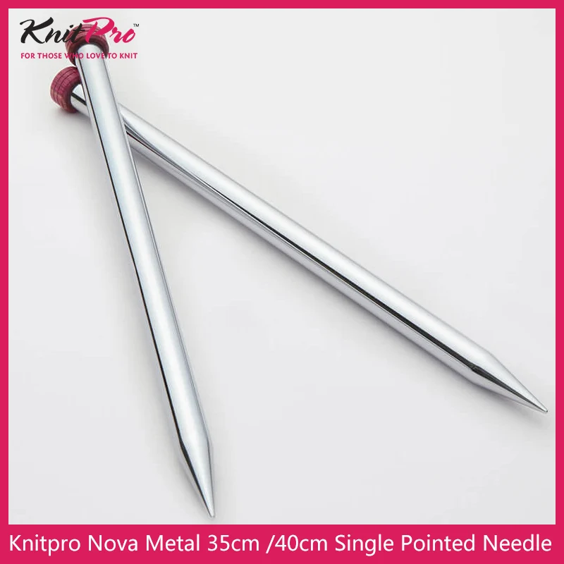 Knitpro Nova Metal 35cm/40cm Single Pointed Knitting Needle