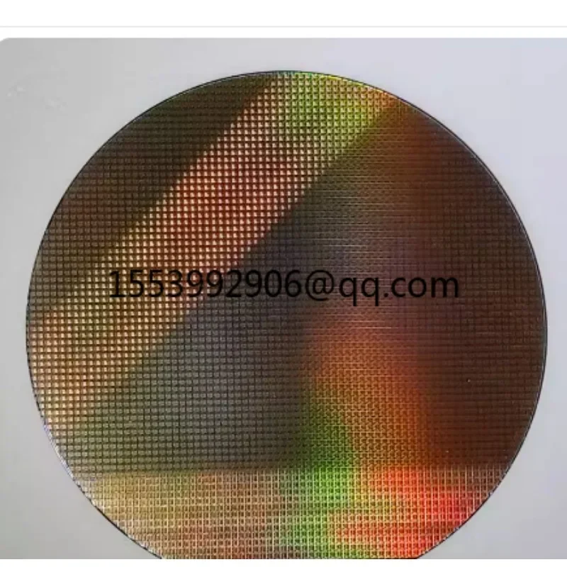 12 Inch CPU Wafer Silicon Science Technology Pendulum Piece Birthday Gift Photoetching Circuit Chip Semiconductor Silicon Wafer