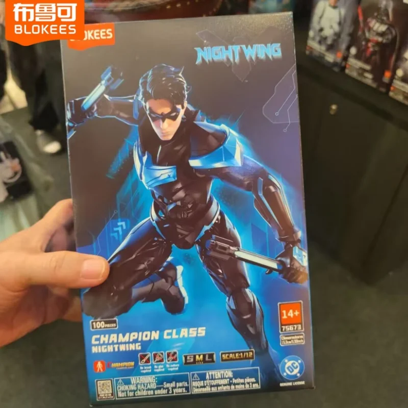Bloques de Construcción Blokees, Nueva Versión de DC Heroes Beyond, Batman y Nightwing, Figura de Acción Coleccionable, Regalo para Coleccionistas