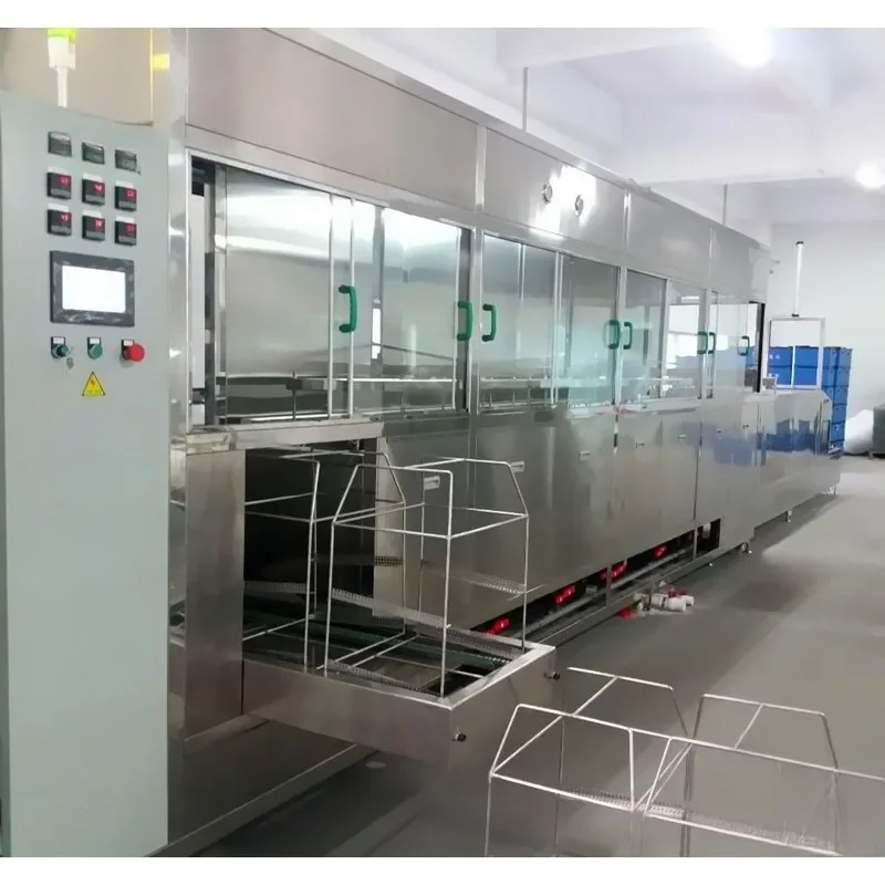 XLarge ultrasonic machine industrial auto parts train, parts rust cleaning equipment