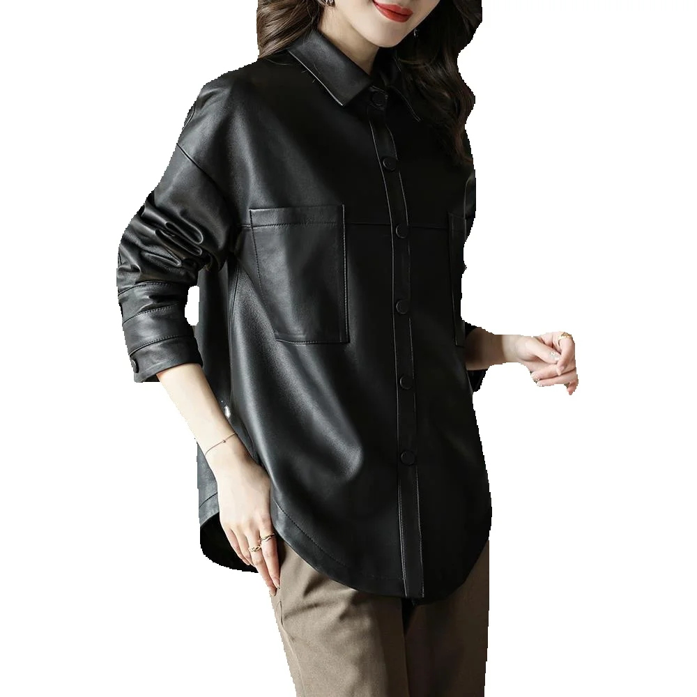 Sheepskin Jacket For Women In Changchun, New Slim Fit And Slimming Genuine Leather Single Leather Clothing Trend