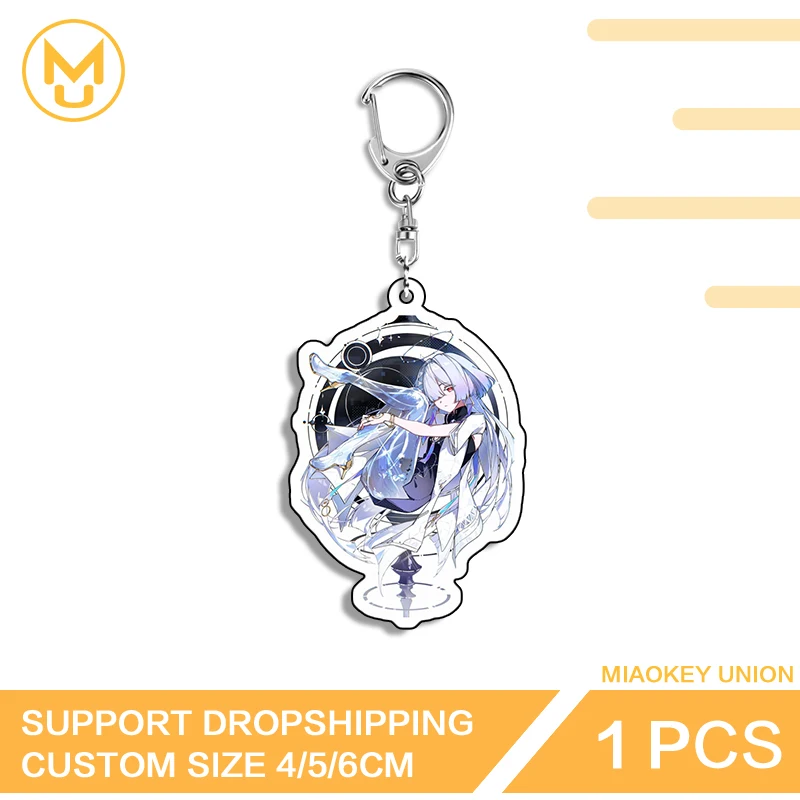 Wuthering Waves Mornye Key Holder Transparent Hot Selling Customized Treasure Accessories Ahegao Lively Elegant Pendant Props
