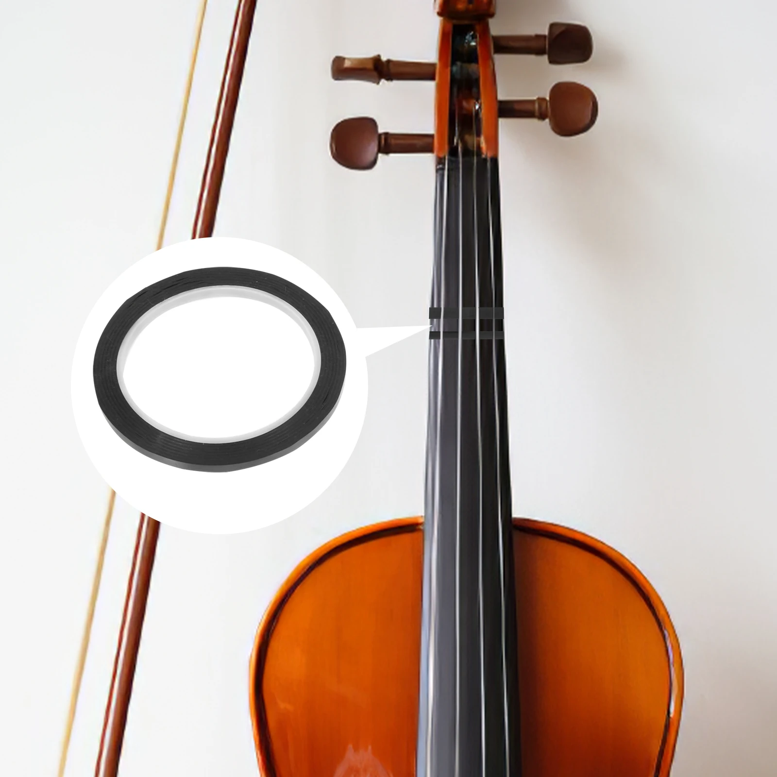 

PVC Violin Phoneme Stickers 4 Rolls Durable Beginner Supplies Learning Tool Scale Marker Fretboard Aids String Instrument Helper
