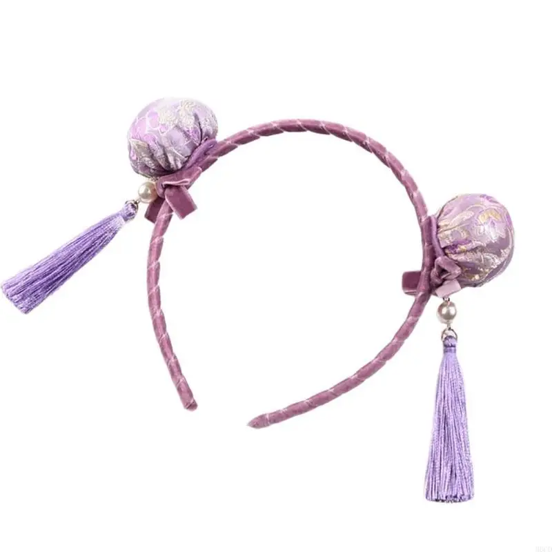 M6CD غطاء رأس أنيق للسيدات والأطفال، لطيف على شعر النساء، إكسسوارات متعددة الاستخدامات #5