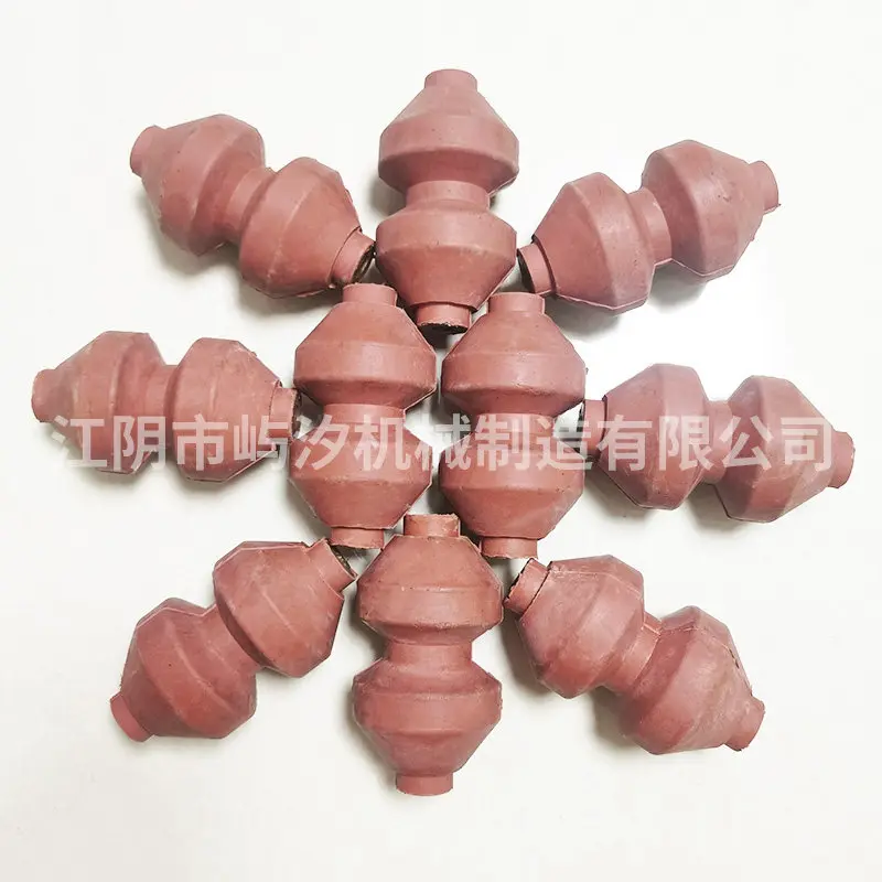 Vibrating screen oscillating pill rubber red oscillating bowl shock-absorbing pill ZS-800 hardware accessories