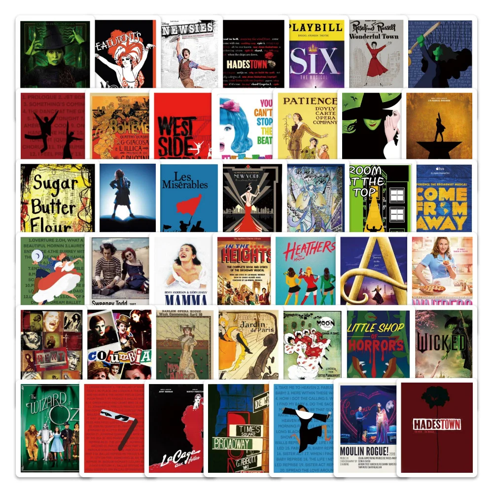 

80PCS Cartoon Retro Poster Graffiti Sticker DIY Decoration Mobile Phone Case Notebook Water Cup Toy Gift Sticker