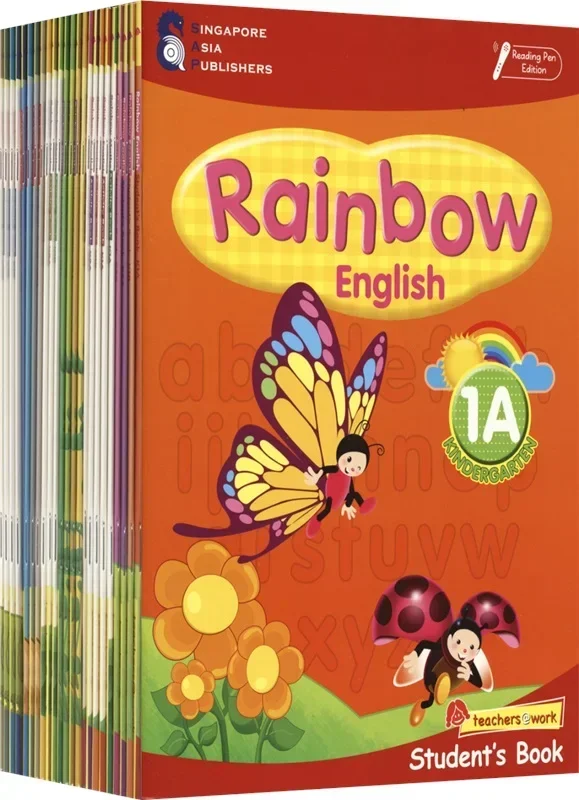8 Books/set 3 To 6 Years Old SAP Science K1K2 Singapore Science/Mathematics/English Enlightenment Textbooks and Workbooks