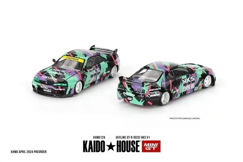 **Pre-order ** Kaido House x MINI GT 1:64 CIVIC /(R33) HKS / TAMIYA Diecast Model Car