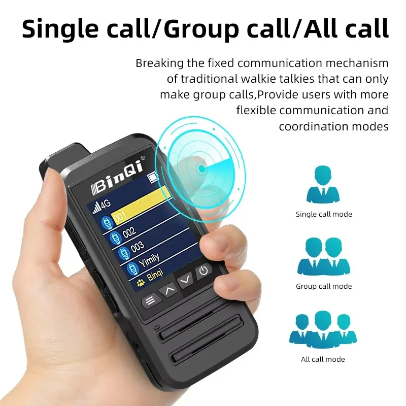 راديو POC 4G شبكة طويلة المدى لاسلكي تخاطب متوافق مع راديو Zello ثنائي الاتجاه عالمي 5000 كجم #3