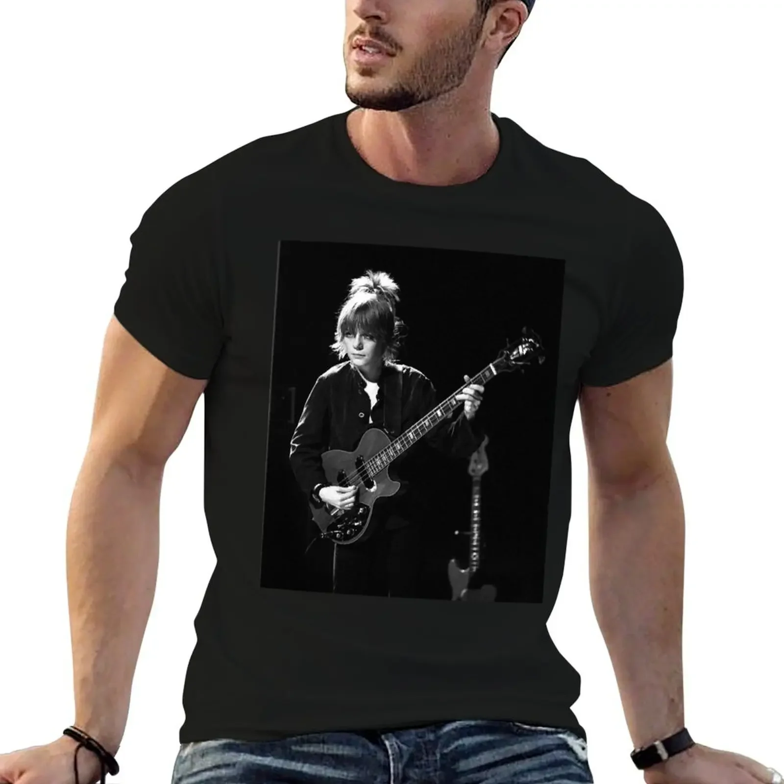 Tina Weymouth of the Talking Heads T-Shirt heavyweights graphics tops T-shirts for men cotton