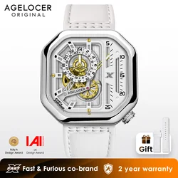 Fast and Furious Official Co-branded AGELOCER Original Racing Watch Big Dial Women Mechanical Watches Birthday Gift for Women