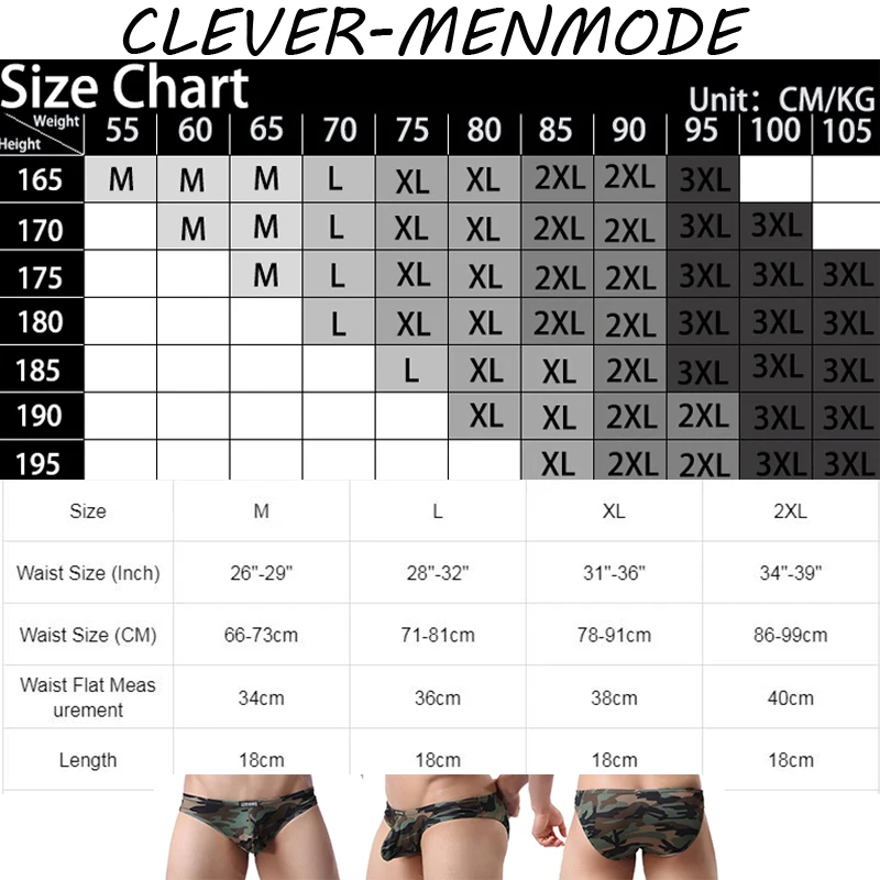 Venda quente homem camuflagem briefs roupa interior masculina shorts sexy cuecas masculinas troncos para homens biquíni shorts calzoncillos