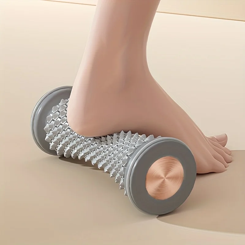 Rodillo de masaje para pies, Bola de masaje para Yoga, rodillo para Fascia Plantar, cuidado de relajación muscular, rodillos masajeadores de pies manuales de plástico