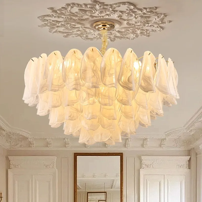 

modern Luxury Pendant Lamp Glass Metal LED Chandelier lights Living Dining Room bedroom Decoration Hanging Ceiling Light Fixture