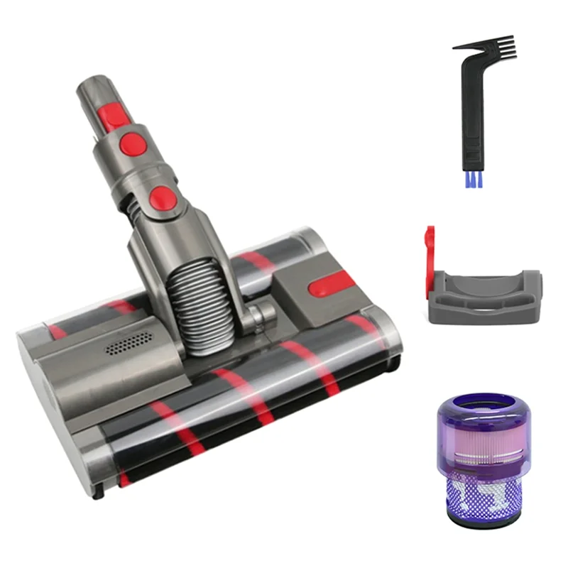 

Practical-For Dyson Omni-Glide Sv19/21 Vacuum Head Replacement Motor Soft Roller Head Cleaner Head Roller Brush With Accessories