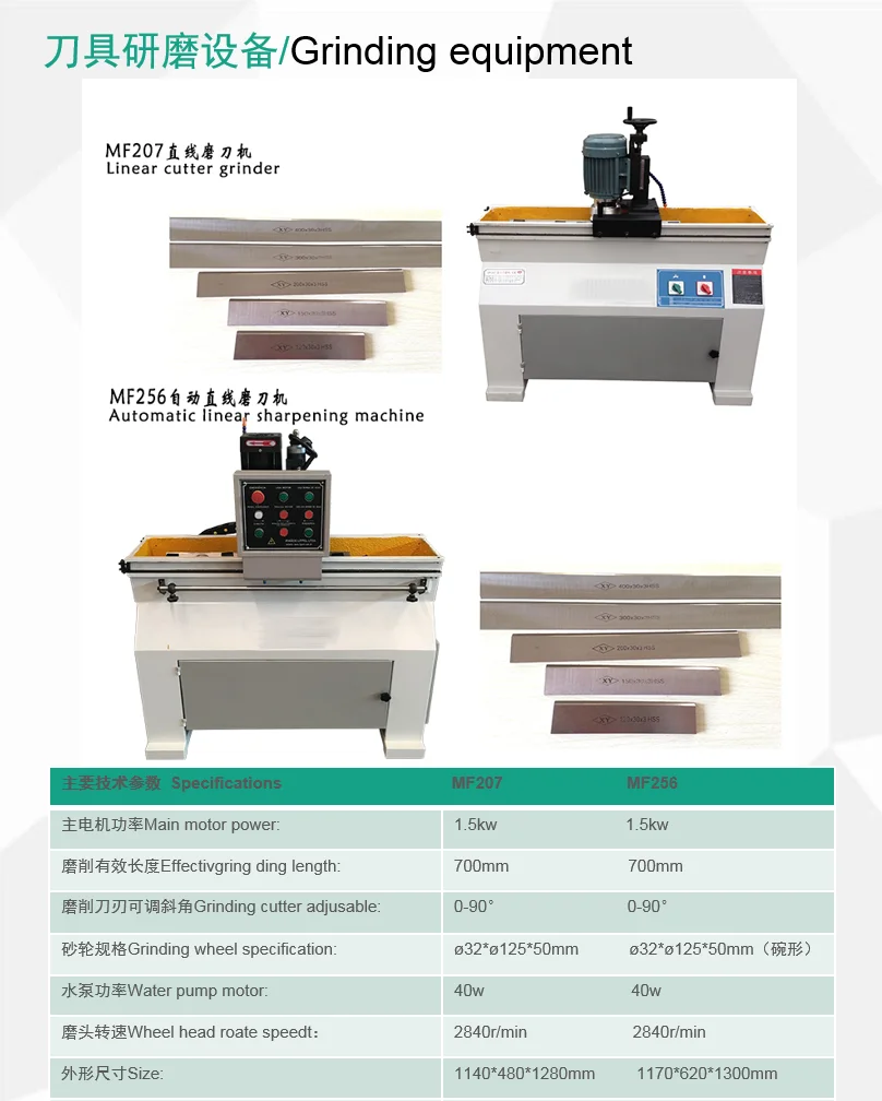 700mm 1000mm full automatic clipper blade sharpener surface grinding machine shredder planer blade sharpener