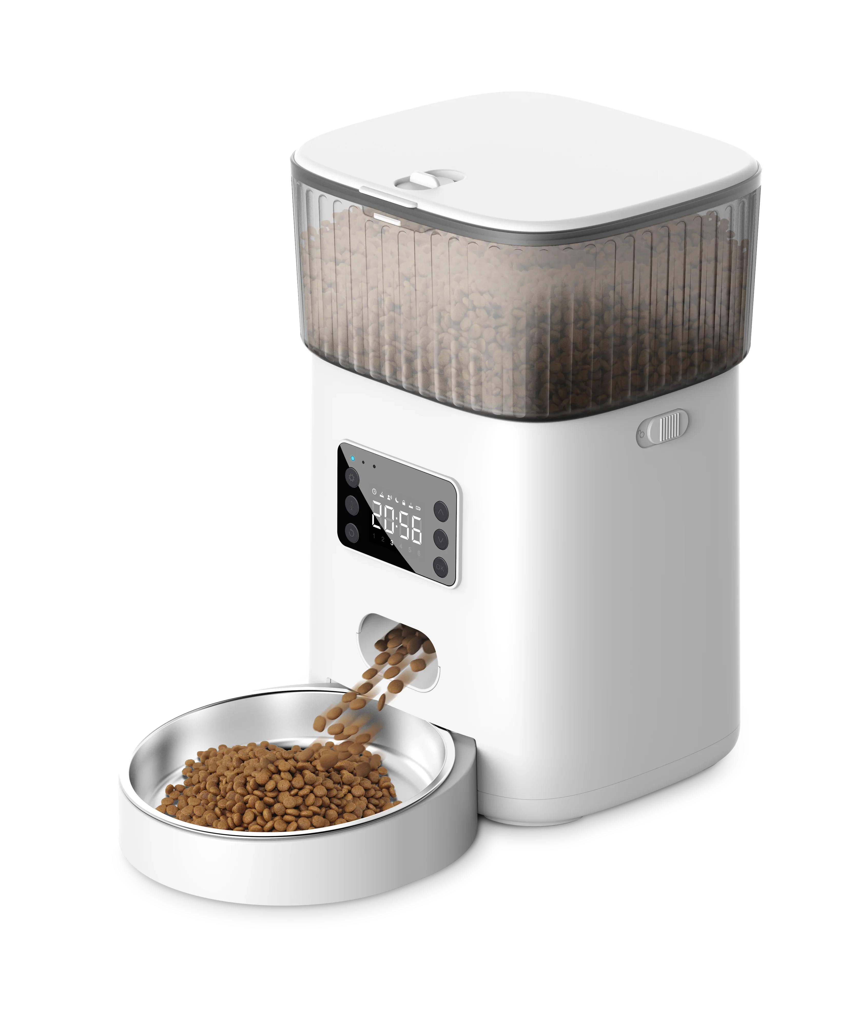 iPetDog New Updated Smart Control Automatic Dog and Cat Feeder Small Animal Timed Water and Food Double Bowls Pet Products