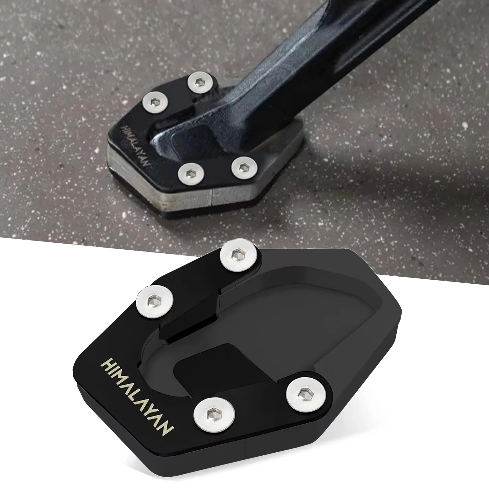 For Himlayan 450 HIMALAYAN 450 2024 2025 Motorcycle Accessories Enlarge Kickstand Extension Plate Pad Pedals