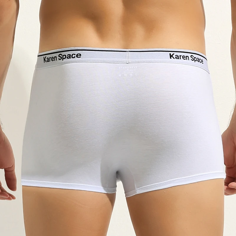 Men Panties Cotton BoxerShorts Underwear for Men Breathable U Convex Male Underpants Shorts S-XL