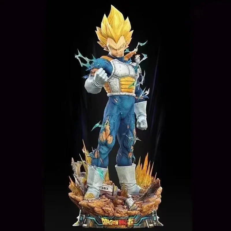 23 سنتيمتر/11.8 بوصة لعبة دراغون بول أنيمي شخصية فيغيتا 3 رؤساء البلاستيكية عمل نموذج لجسم تمثال جمع الديكور اللعب هدية #2