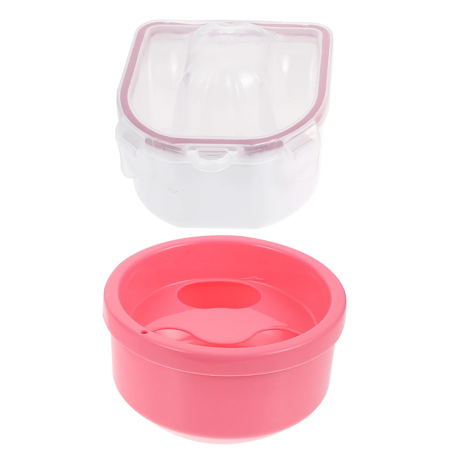 

2pcs Soak Japanese Style Soaking Bowl Salon Supplies Hand Soaking Nail Exfoliating Container Pp Material Manicure Tool