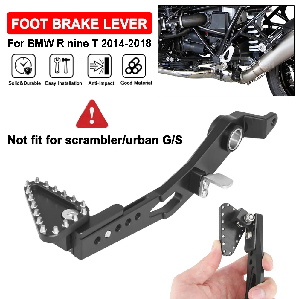 

Folding Rear Foot Brake Pedal Lever For BMW R nine T R9T 2014 2015 2016 2017 2018 Anti-slip Motorcycle Adjustable Brake Lever