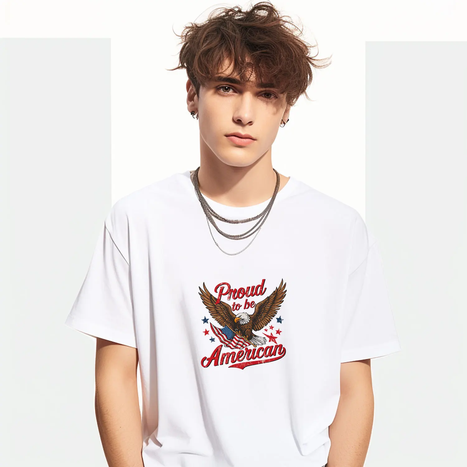 American Girl Cowboy Freedom Vintage Style Iron on Patches Stickers for Clothes Durable Heat Transfer Prints DIY Decoration