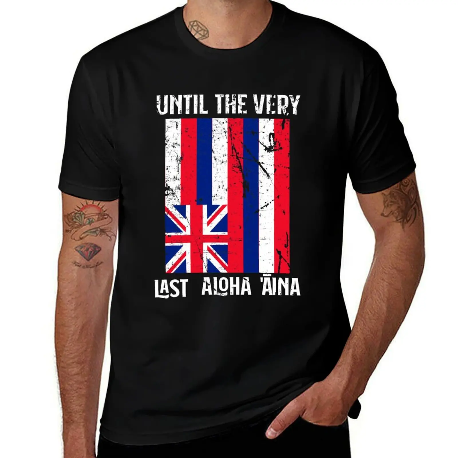 

Футболка Until The Very Last Aloha Aina Mauna Kea, футболки с аниме для мужчин, футболки для мужчин, футболка