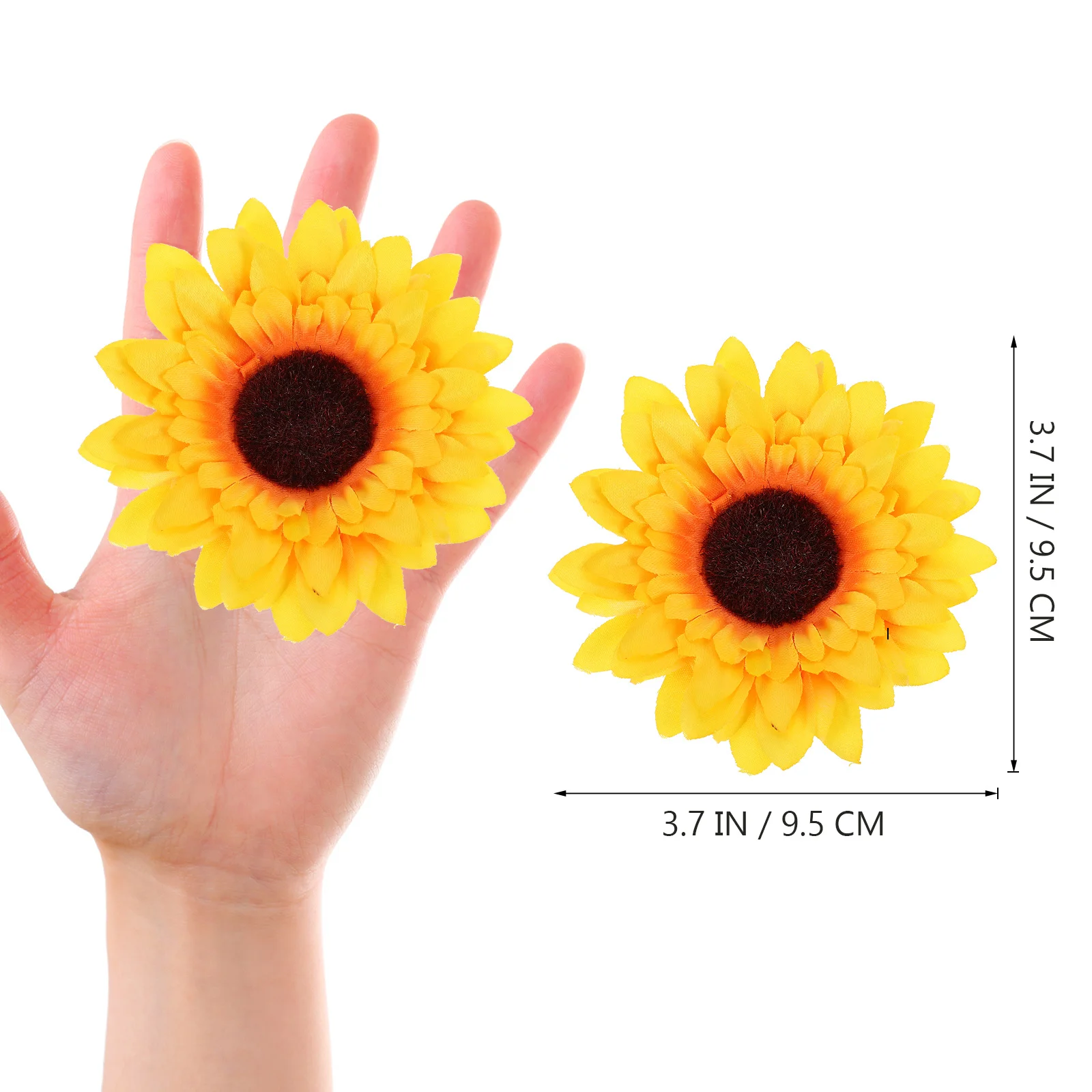 

20Pcs Fake Sunflowers for Crafts Table Centerpieces Christmas Tree Hangings Decor Sunflower Flowers Artificial Sunflower