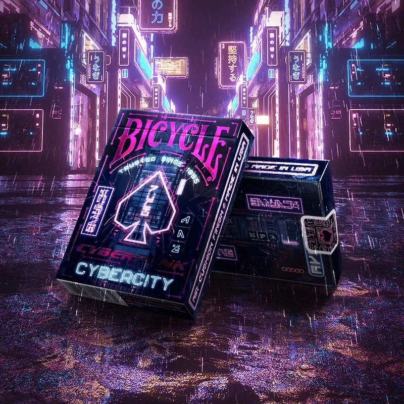 

1 шт. велосипед Cybercity игральная карта Cyberpunk палубная карта карточка для игр волшебный трюк аксессуар реквизит для Магика