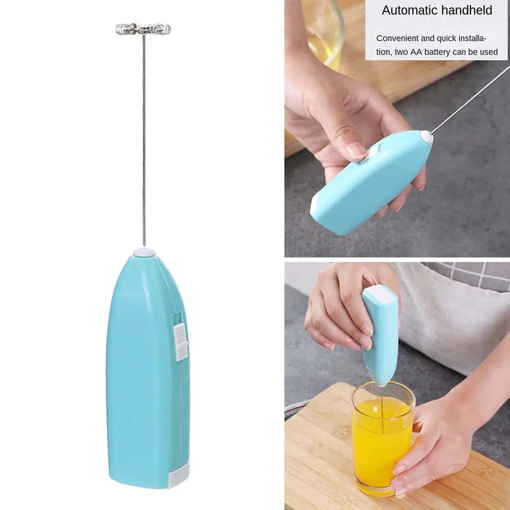 مضرب بيض كهربائي محمول من الفولاذ المقاوم للصدأ ، خلاط حليب ، مطبخ ، 2-6 عبوات