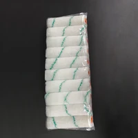 10 Pieces of Super Fine Fiber Mini Paint Roller 4 Inch Small Roller Brush, Wall Repair Magic Tool, Even Paint, Home DIY Tool.