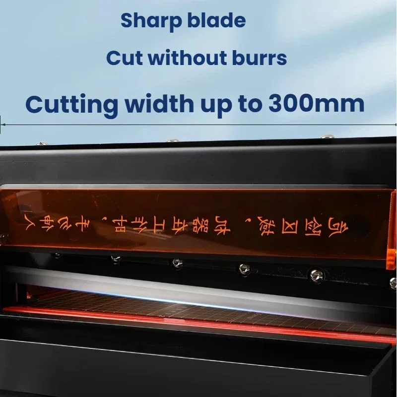 Heavy‑Duty Stack‑Cutting‑Gear Transparent‑Safety‑Shield‑Processor for Thick‑Document‑Album‑Cardstock‑Trimming‑Tasks
