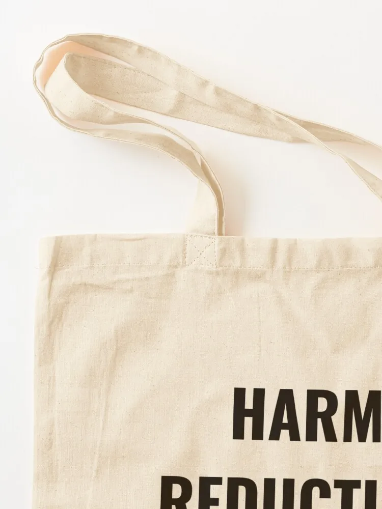 Harm Reduction Saves Lives Tote Bag canvas tote bag Portable shopping bag shopping bags foldable tote women