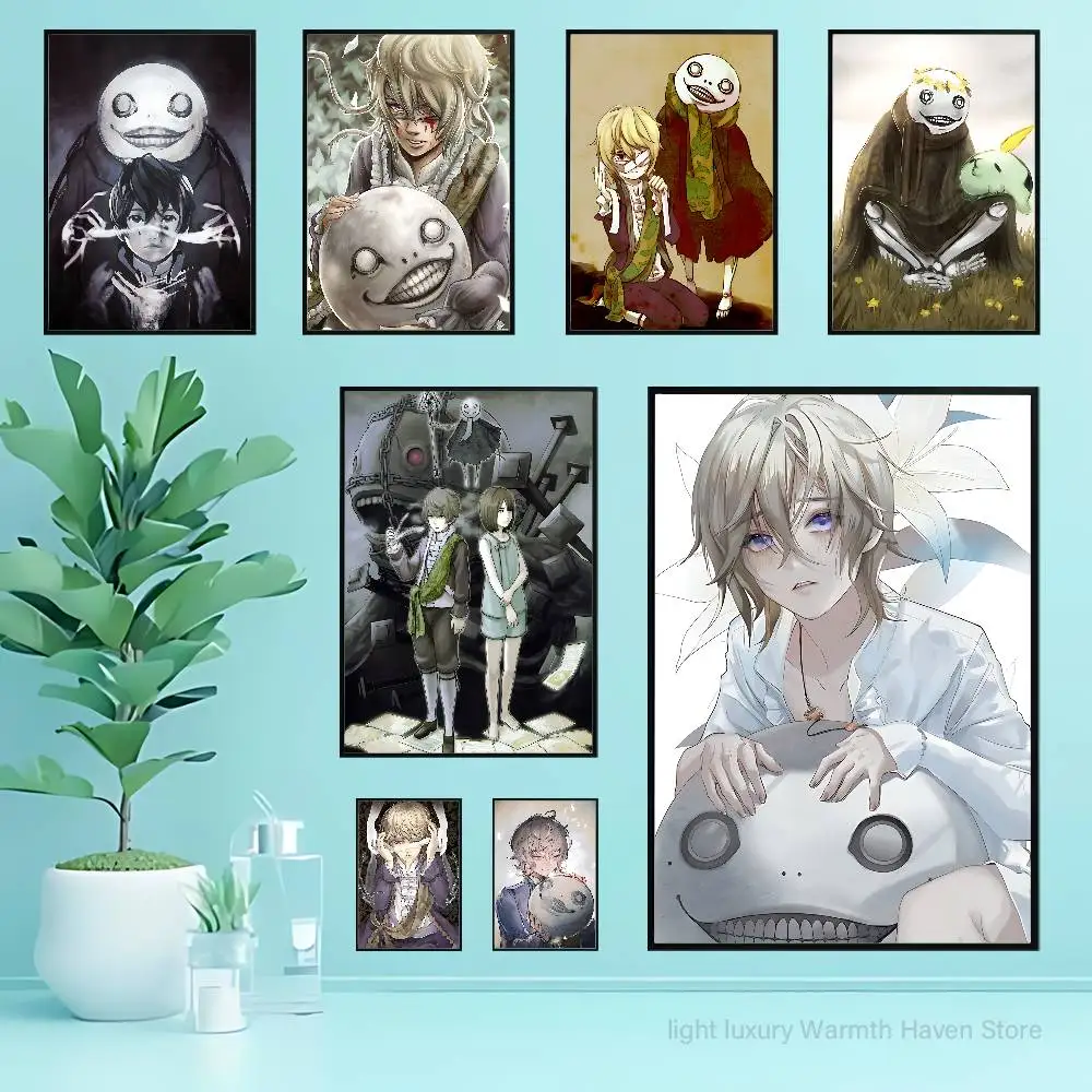 N-Nier R-Replicant Эмиль Дарк, аниме-картина на холсте, постер для гостиной, домашнего декора, украшение, изображение