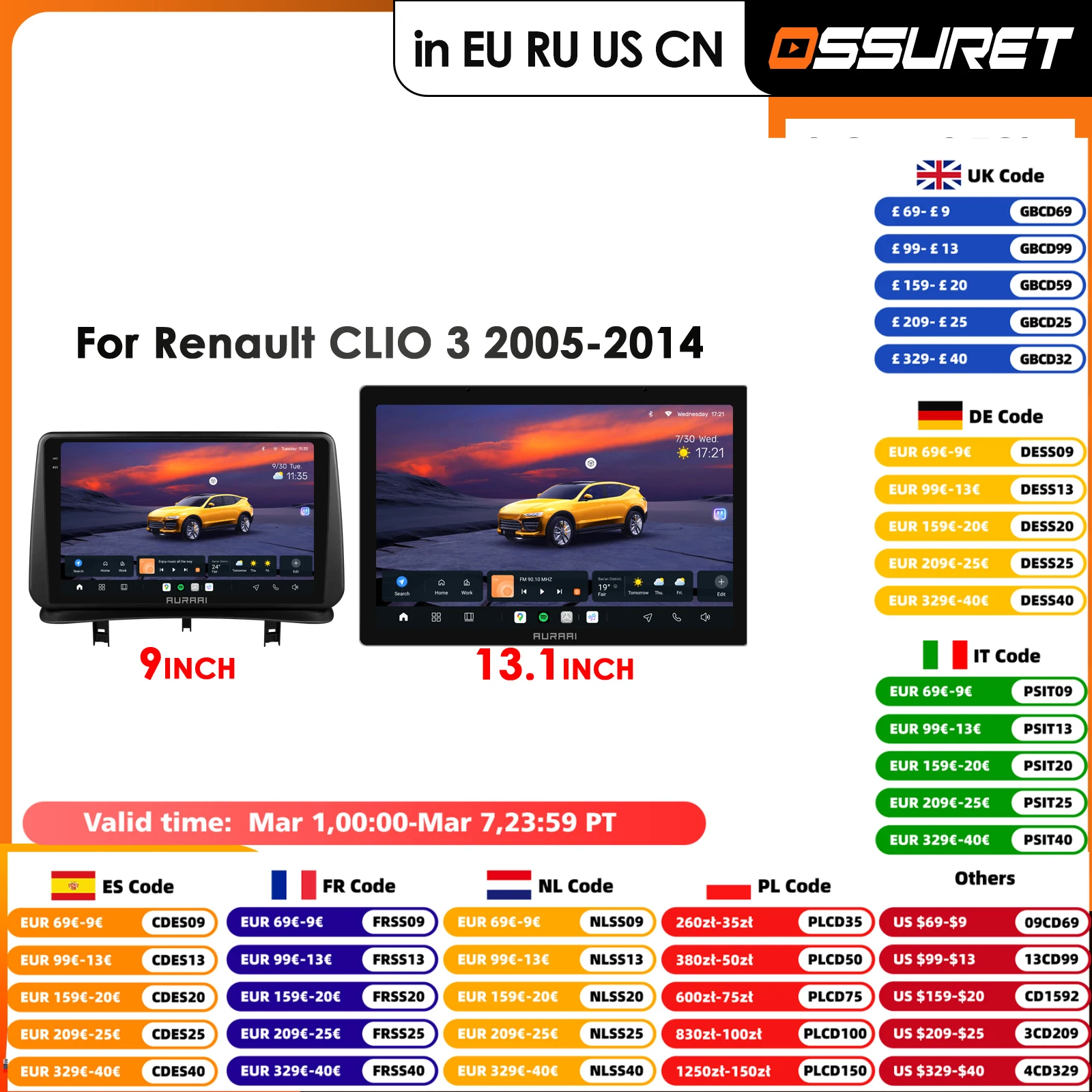 

Carplay 4G-LTE Carplay Android Car Radio for Renault Clio 3 2005 - 2014 Car Infotainment Multimedia Player GPS Auto Stereo RDS