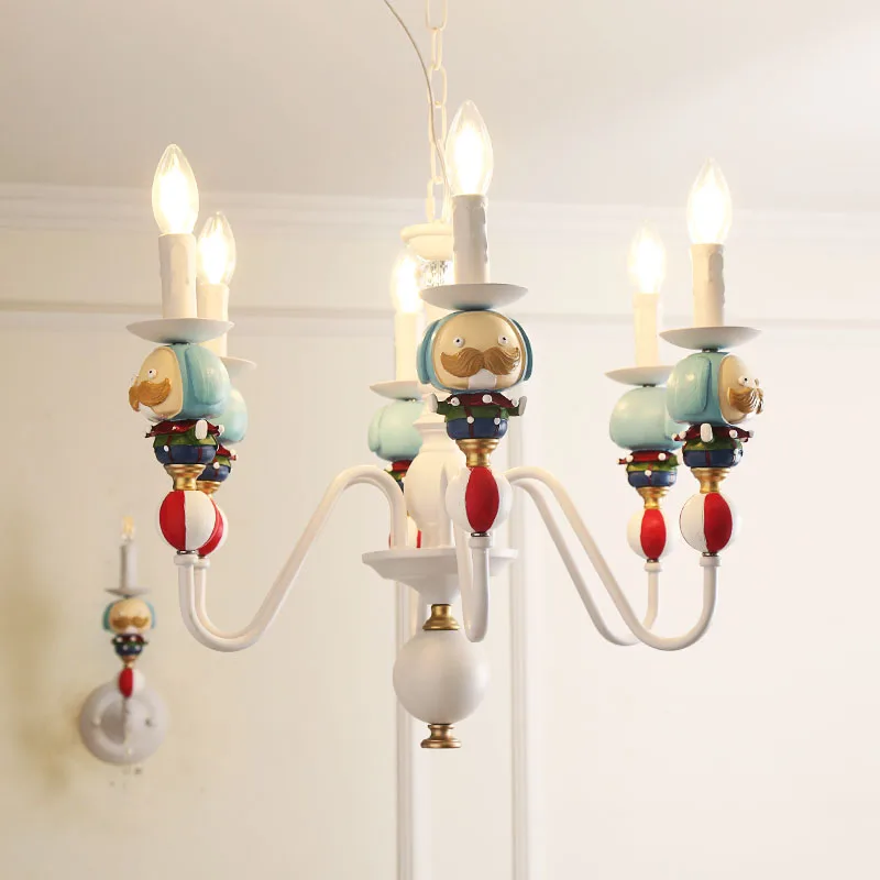 

Children's room chandelier boy girl bedroom light