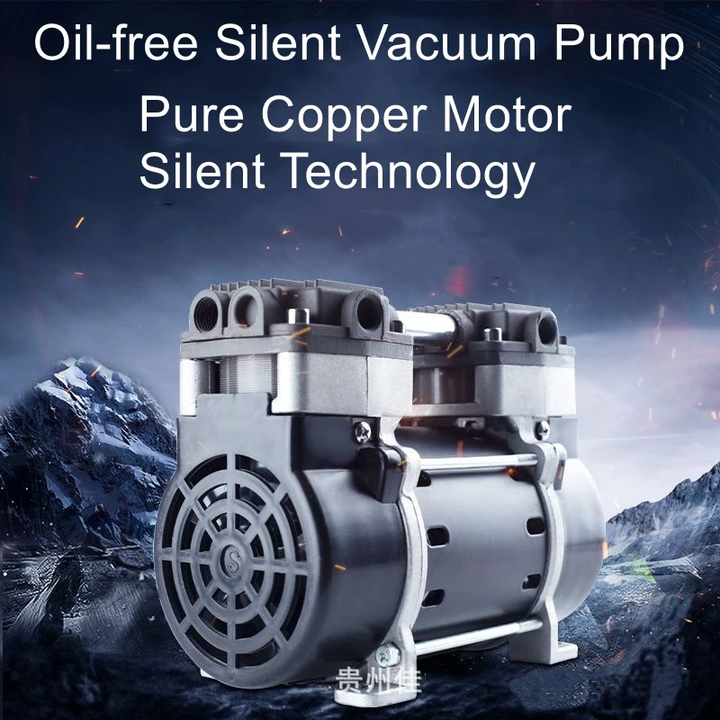 

220V 50Hz 180W Vacuum Pump Silent Compact Vacuum Pump Oil-Free Vacuum Pump Mini Negative Pressure Pump