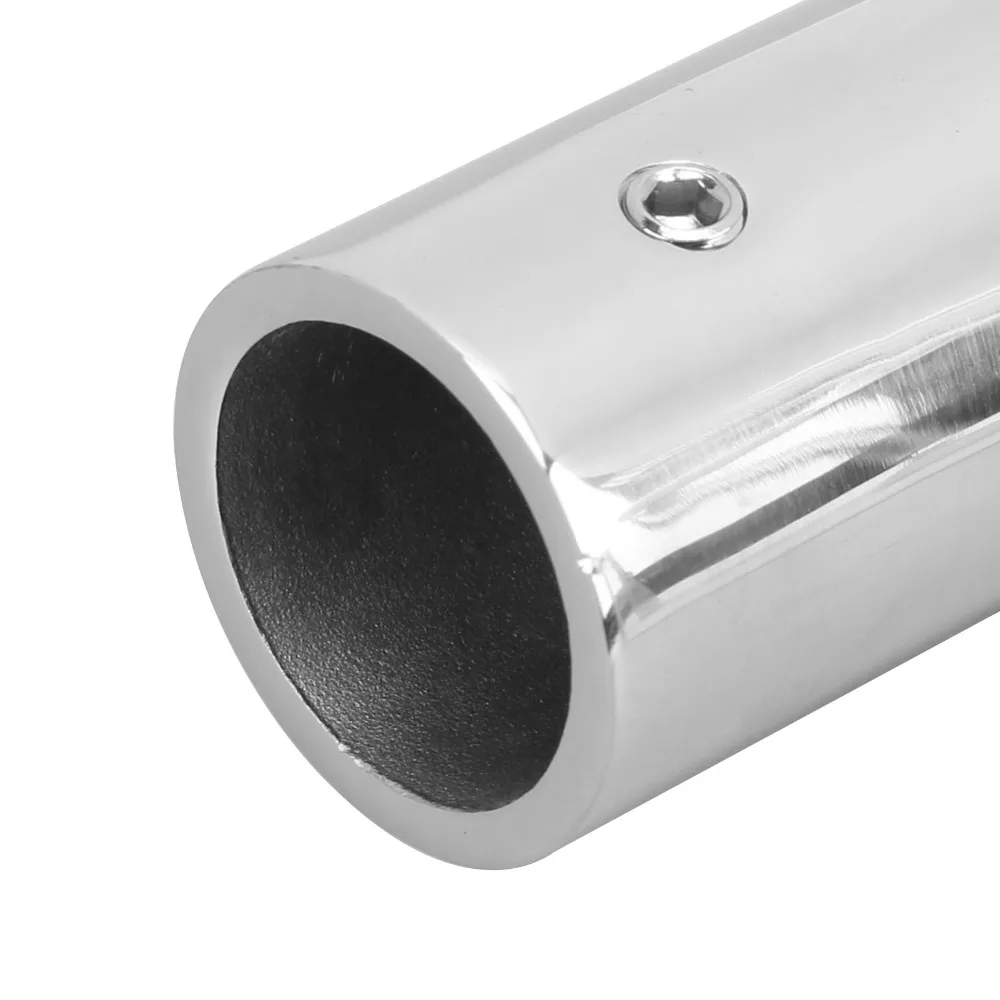 

2pcs Marine Grade 316 Stainless Steel Handrail End 7/8in Anti Corrosion Accessory Rail End Marine Application