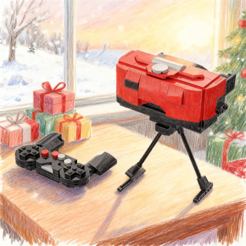 

213pcs MOC Virtual Boy Fan Creator Model Building Blocks Creative DIY Gift Display Decor Assemble Premium Adult Kids Desk Home